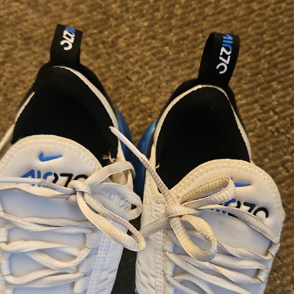 Nike Air Max 270 in White and Blue 6Y - Picture 3 of 6